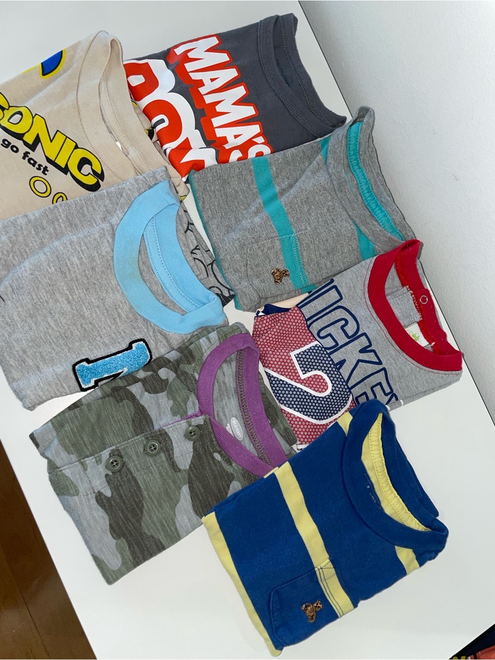 Lot of 7 - 18-24 months baby boy Tshirts